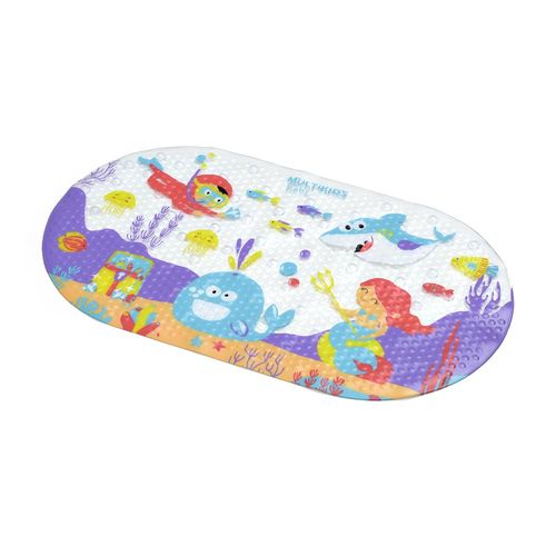 Tapete para Banho Safebath Fundo do Mar Multikids Baby BB1100OUT [Reembalado]