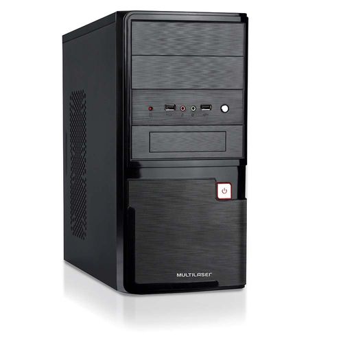 Gabinete 2 Baias Com Fonte 200W Preto Escovado Multilaser - GA145OUT [Reembalado]