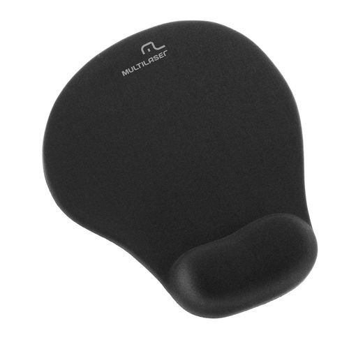 Mouse Pad Com Apoio Ergonômico Em Gel Pequeno Preto Multilaser - AC021OUT [Reembalado]