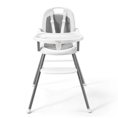 Cadeira de Alimentação Berry 3 em 1 Cinza Multikids Baby - BB391OUT [Reembalado]