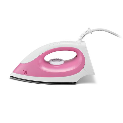 Ferro de Passar Roupa a Seco 220V-1200W Base Antiaderente, Seletor de Temperatura e Luz Piloto Led Branco/Rosa Multilaser - HO017OUT [Reembalado]