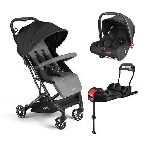 Combo Baby - Carrinho Compacto 0-15Kg, Bebê Conforto e Base Isofix Para Bebês Conforto Litet - BB4650K