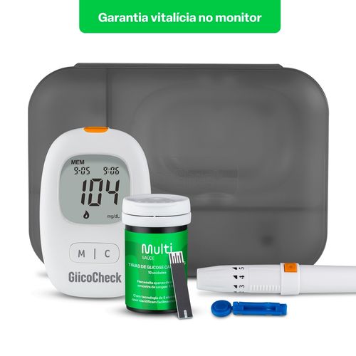 Monitor De Glicemia Glicocheck Care Plus Multi Saúde - HC487OUT [Reembalado]