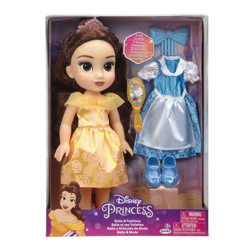 Boneca Princesas Disney Bela com Acessórios e Roupinha Multikids - BR1929OUT [Reembalado]