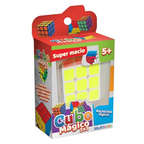 Jogo Cubo Mágico 3x3 Multikids - BR1779OUT [Reembalado]