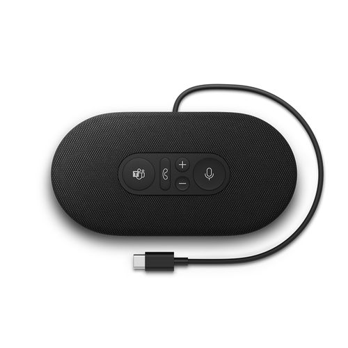 Speaker Modern Microsoft Com Redução de Ruído Integrado Com Microsoft Teams e Botão Mute Conexão USB-C - 8KZ00001