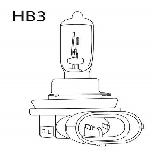 Lâmpada Automotiva HB3 12V 60W Super Branca Par - Multi - AU812