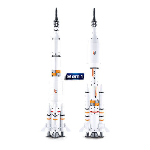 Blocos Cubic Foguete Astronauta 167pçs Multikids - BR1033