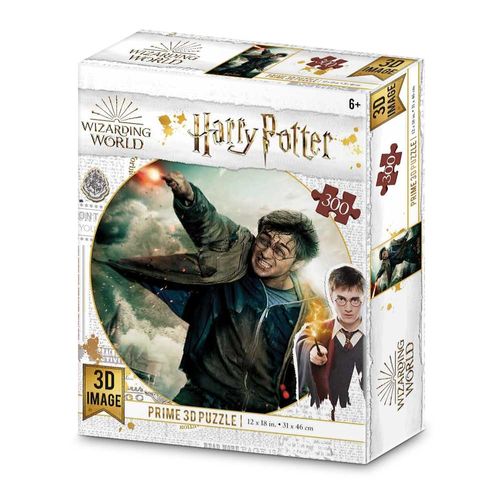 Quebra-Cabeça 3D Battle Harry Potter 300 Peças - BR1323