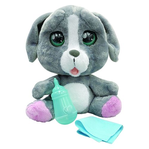 Pelúcia Cry Pets Cachorro com Mamadeira Multikids - BR1500