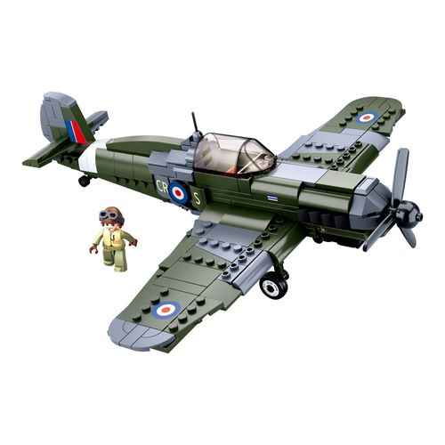 Blocos de Montar Cubic WWII Avião de Combate 290 Peças - Multikids - BR1486