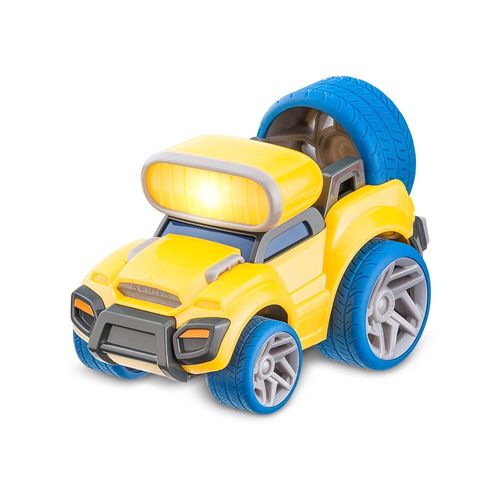 Carrinho de Fricção Uzoom Sport Racer Amarelo Multikids - BR1172