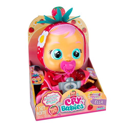 Crybabies Tutti-frutti Ella Morango Com Cheirinho Multikids - BR1654
