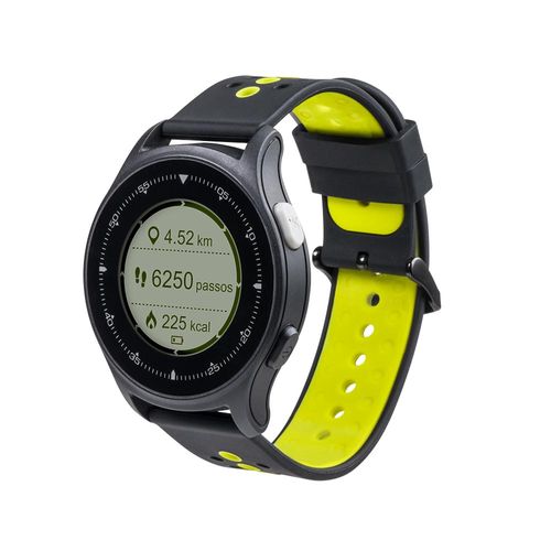Monitor Cardíaco Sportwatch Chronus + GPS à Prova D Água Preto Atrio - ES252