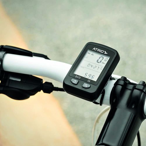 GPS Iron para Ciclismo Resistente à Água Recarregável Preto Atrio - BI091