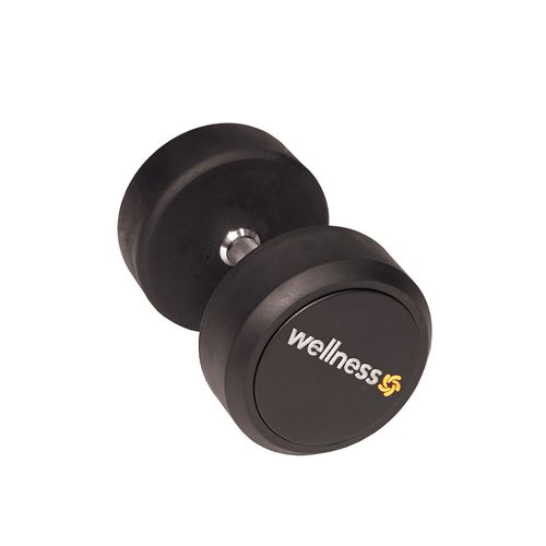 Dumbell Emborrachado Deluxe 22 kg - Wellness - WK121