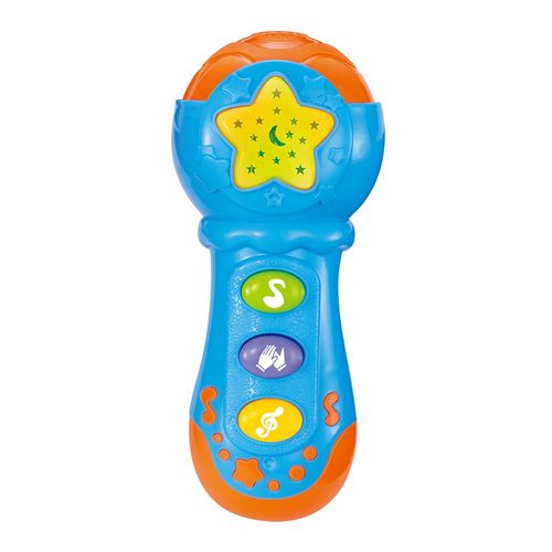 Microfone Infantil com Luz e Som Primeira Infância Multikids - BR2091OUT [Reembalado]