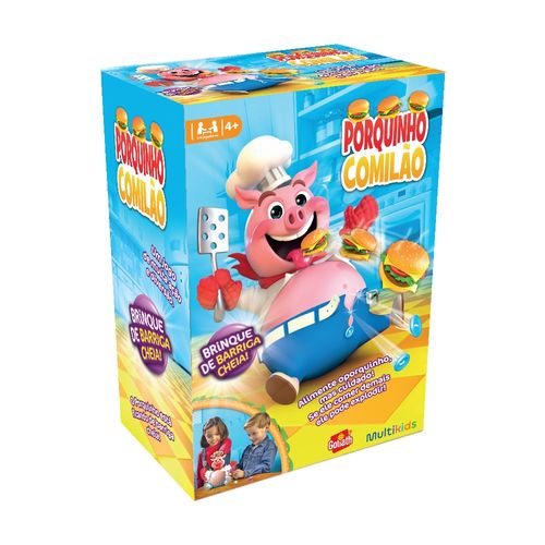 Jogo Porquinho Comilão Multikids - BR1794OUT [Reembalado]