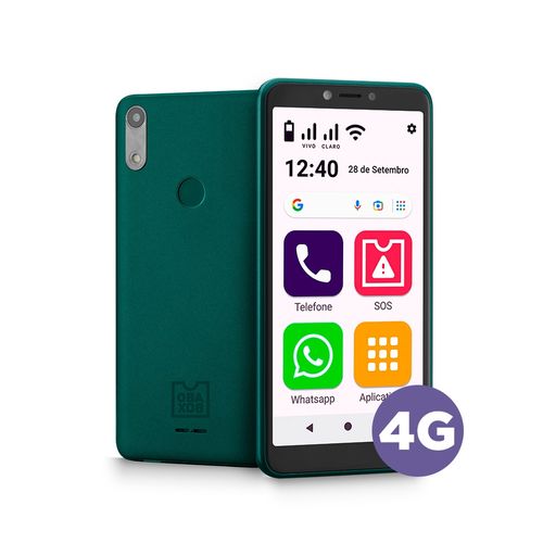 Obasmart Conecta 4G 32GB Verde + Kit - OB044