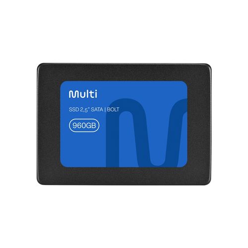 SSD Multilaser 2.5 POL. SATA 960GB Bolt Gravação até 400 MB/S - SS720