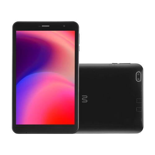 Tablet Multi M8 Wi-fi com Google Kids Space 32GB Tela 8 pol. 2GB RAM + Wi-fi Android 11 (Go edition) Processador Quad Core - Preto - NB358
