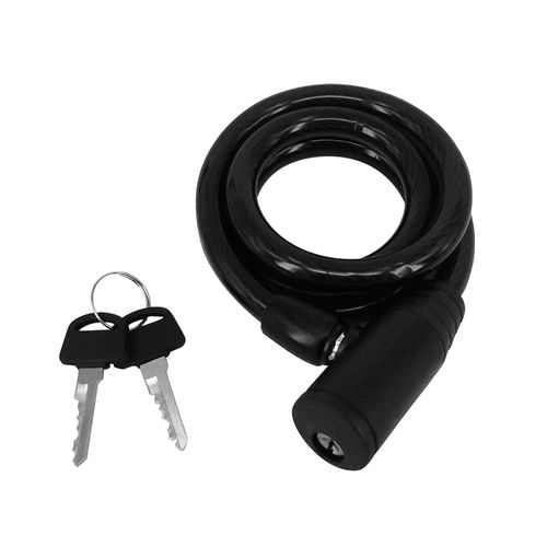 Cadeado com Chave Cabo 12mm Tamanho 1,5 Metros Atrio - BI219OUT [Reembalado]