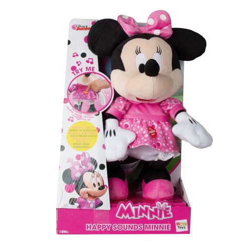 Pelúcia Minnie Happy Sounds Multikids - BR227