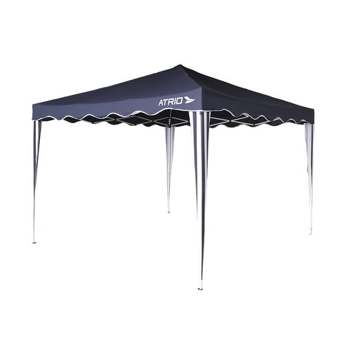 Tenda Gazebo Dobrável 3,0x3,0x2,50m Aço E Poliéster Azul Atrio - ES363OUT [Reembalado]