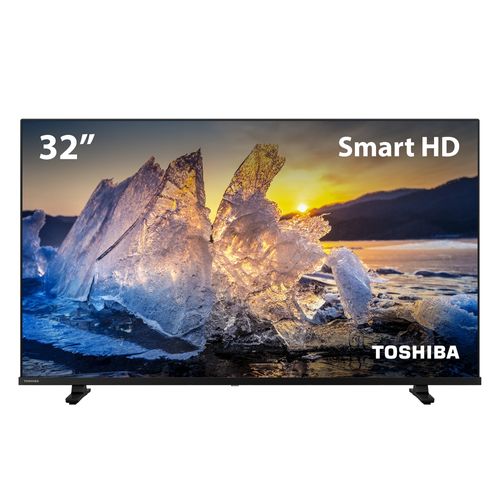 Smart TV 32" Toshiba DLED HD VIDAA 2 HDMI 2 USB com Wifi e Comando de Voz - TB020M