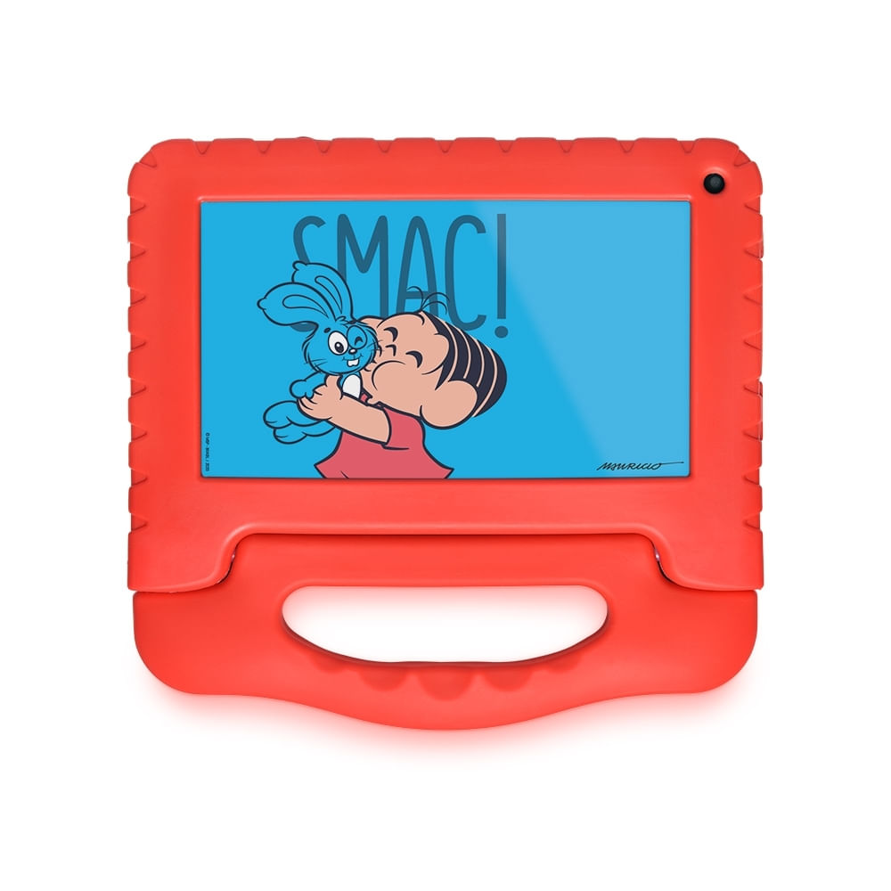 Encontraproduto.com.br - Tablet Infantil Turma da Monica Multi com Controle Parental Wi-fi Tela 7 pol + 4GB RAM + 64GB  - NB415OUT [Reembalado]