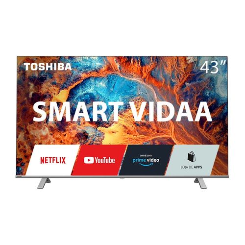 Smart Tela 43" Toshiba DLED 4K - TB003OUT [Reembalado]