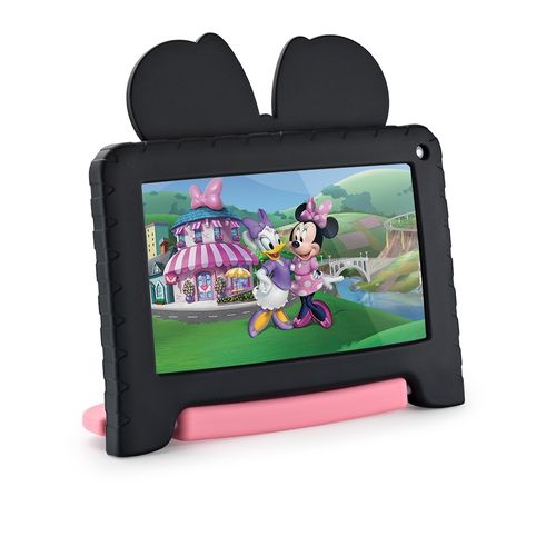 Tablet Minnie com Controle Parental 4GB RAM + 64GB + Tela 7 pol + Case + Wi-fi + Android 13 +  Quad Core Multi - NB414OUT [Reembalado]