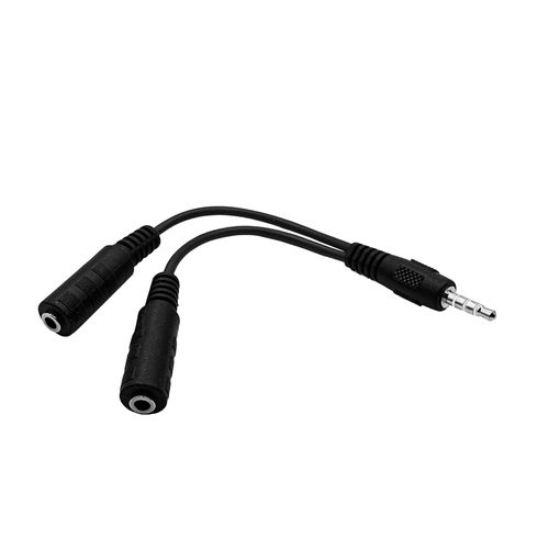 Adaptador P2-P3 Com Acabamento Em Nylon, Preto - WI409