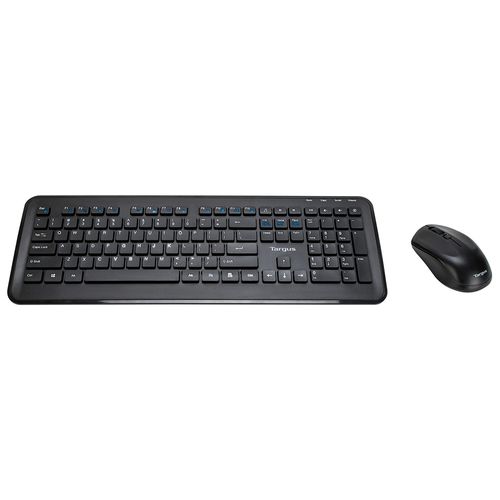 Kit Sem Fio Teclado Multimídia e Mouse Com 1600Dpi Tecnologia Anti Microbiana Preto Targus - AKM610OUT [Reembalado]