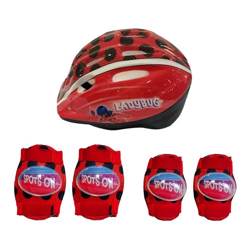 Kit de Proteção Miraculous Ladybug com Capacete Multikids - BR1630