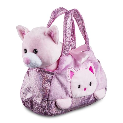 Pelúcia Cutie Handbags Gato Rosa Multikids - BR1715OUT [Reembalado]