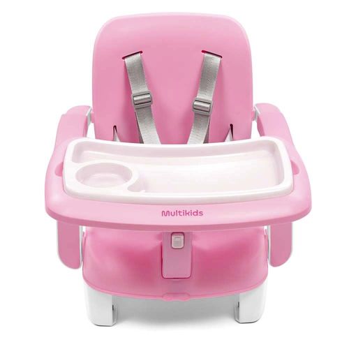 Assento Elevatório para Refeição Portátil Lollipop Rosa Multikids - BB474