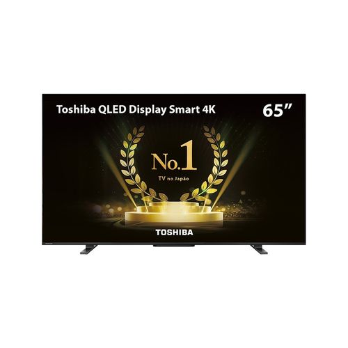 Smart TV QLED 65" 4K Toshiba 65M550L VIDAA 3 HDMI 2 USB Wi-Fi - TB015M