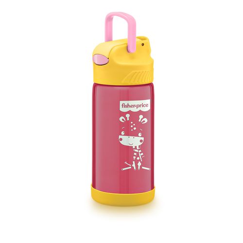 Copo Térmico Aço Inox Hot & Cold Rosa Cupcake 400 ml 12+M Fisher Price - BB1023