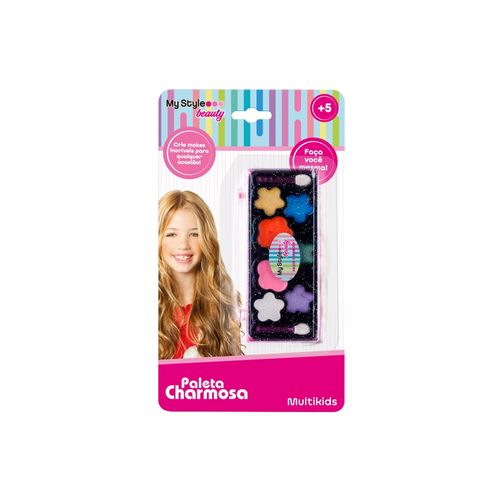 Paleta de Maquiagem Infantil My Style Beauty Paleta Charmosa +5 Anos Multikids - BR1329OUT [Reembalado]