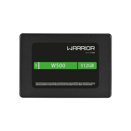SSD Gamer 2.5 Pol. 512GB W500 Warrior - SS611