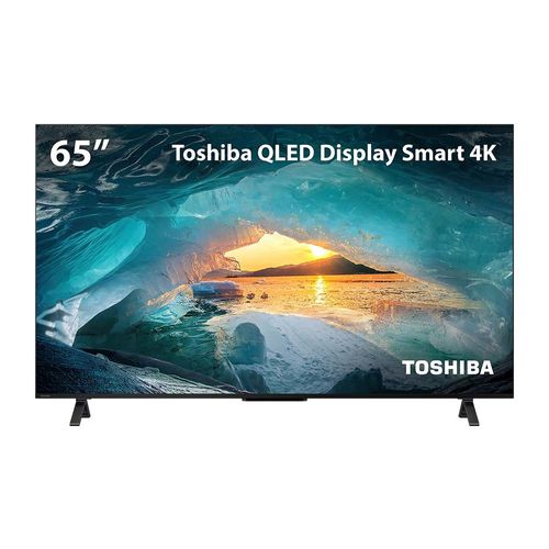 Smart TV QLED 65" 4K Superslim Toshiba 65M550MS VIDAA 3 HDMI 2 USB Wi-Fi - TB027M