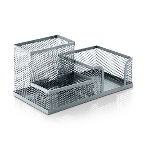 Organizador de Mesa Aramado Prata Keep - EI090OUT [Reembalado]