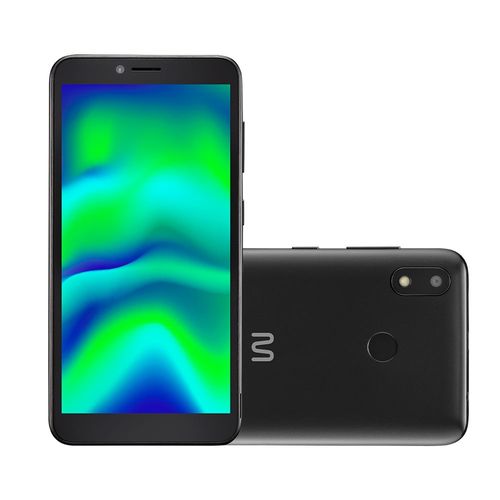 Smartphone Multi F Pro 2 64GB (32+32) Tela 5.5 Dual Chip 1GB RAM Câmera 8MP + 5MP Android 11 4G Preto - P9221OUT [Reembalado]