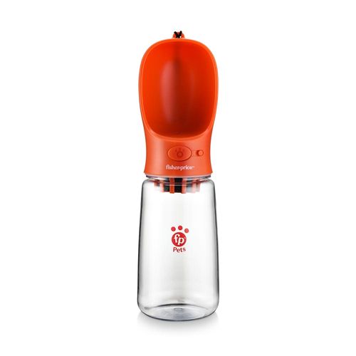 Garrafa Portátil Pet Water To Go 550ml com Filtro de Carvão Ativado Vermelha - Fisher Price - PP257OUT [Reembalado]