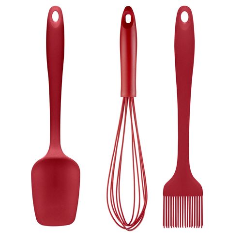 Kit Confeiteiro De Silicone Vermelho Up Home - UD093