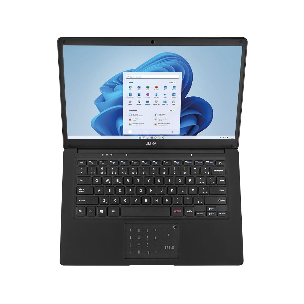 Encontraproduto.com.br - Notebook, Windows 11 Home, Processador Intel Celeron, Memória 128GB 4GB Ram, Tela HD 14,1 Preto Ultra - UB240OUT [Reembalado]
