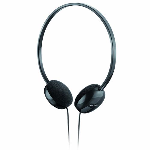 Fone De Ouvido Multilaser Headset Light P2 Preto - PH063