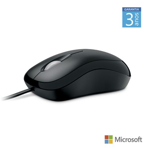 Mouse Optical Basic Com Fio Usb Preto Microsoft - P5800061OUT [Reembalado]