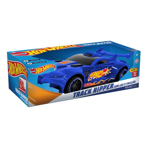 Hot Wheels Carros Track Ripper Azul com Luz e Som 42CM Tamanho Multikids - BR2264OUT [Reembalado]